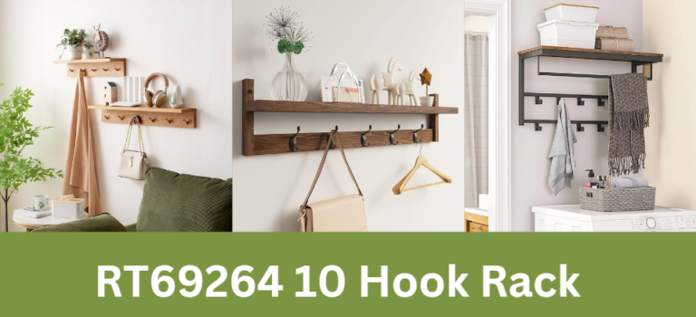 RT69264 10 Hook Rack