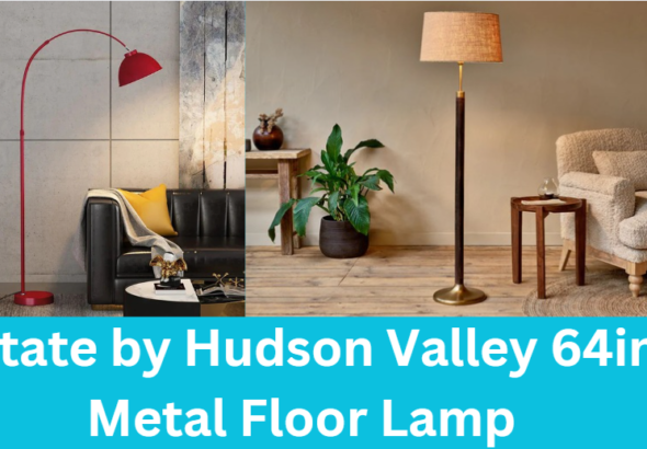 Estate by Hudson Valley 64in Metal Floor Lamp