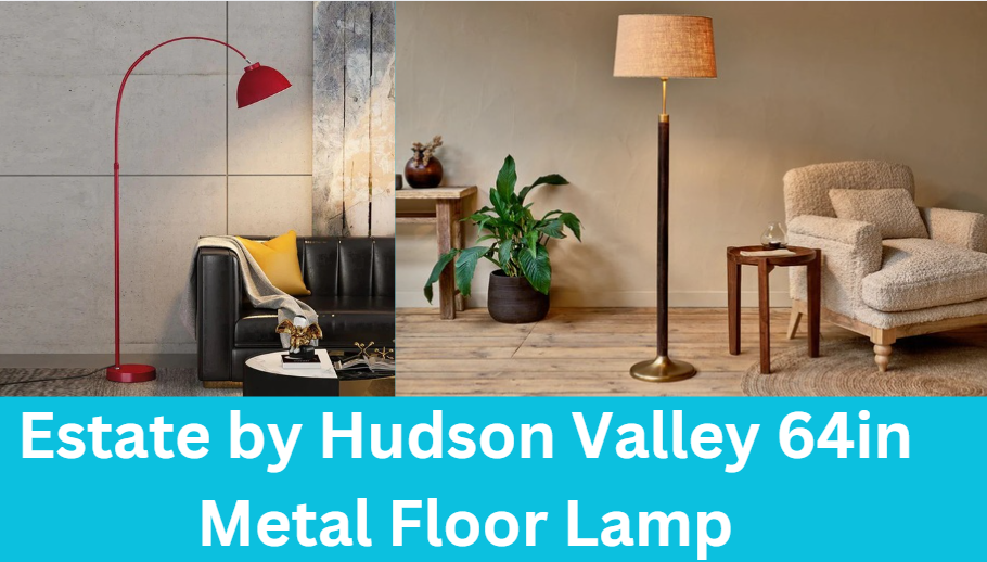 Estate by Hudson Valley 64in Metal Floor Lamp