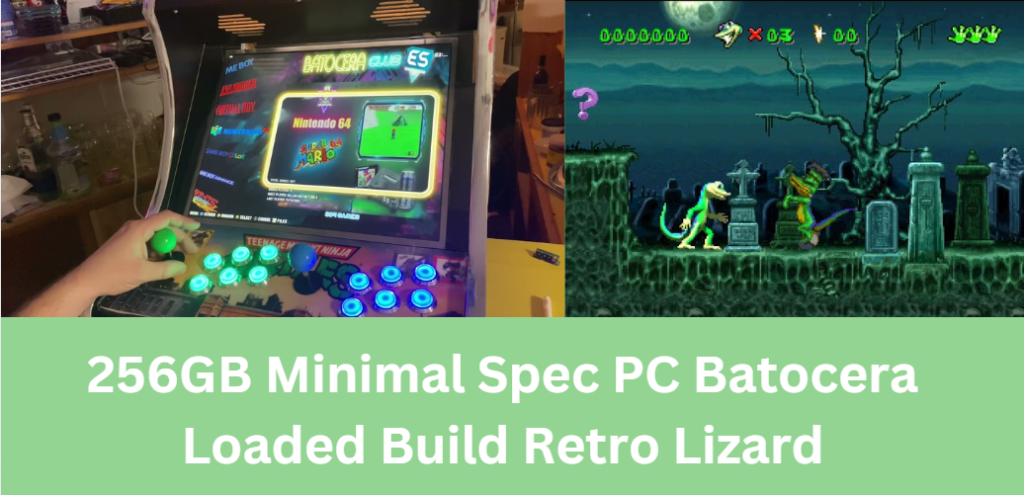 256GB Minimal Spec PC Batocera Loaded Build Retro Lizard