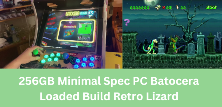 256GB Minimal Spec PC Batocera Loaded Build Retro Lizard