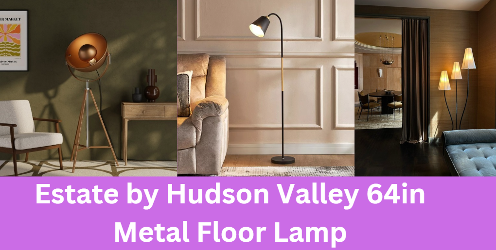 Estate by Hudson Valley 64in Metal Floor Lamp