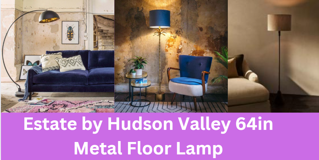 Estate by Hudson Valley 64in Metal Floor Lamp