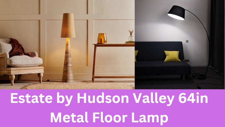 Estate by Hudson Valley 64in Metal Floor Lamp