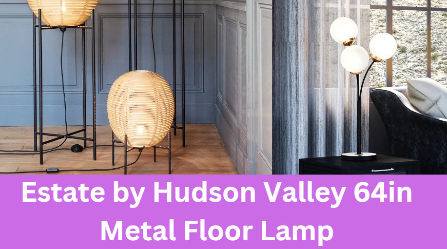 Estate by Hudson Valley 64in Metal Floor Lamp