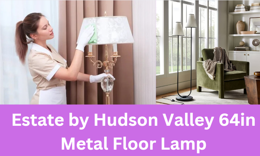 Estate by Hudson Valley 64in Metal Floor Lamp