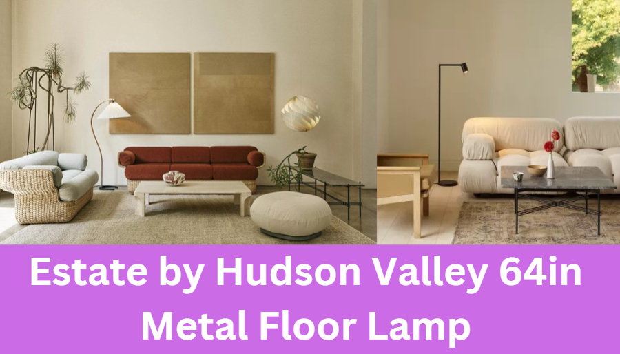 Estate by Hudson Valley 64in Metal Floor Lamp