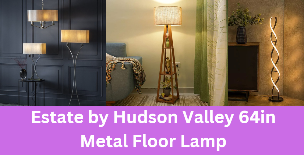 Estate by Hudson Valley 64in Metal Floor Lamp