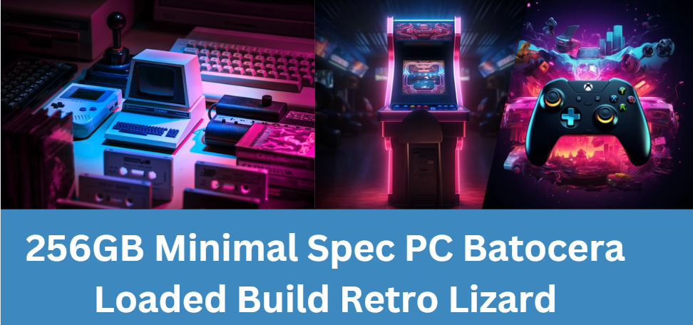 256GB Minimal Spec PC Batocera Loaded Build Retro Lizard