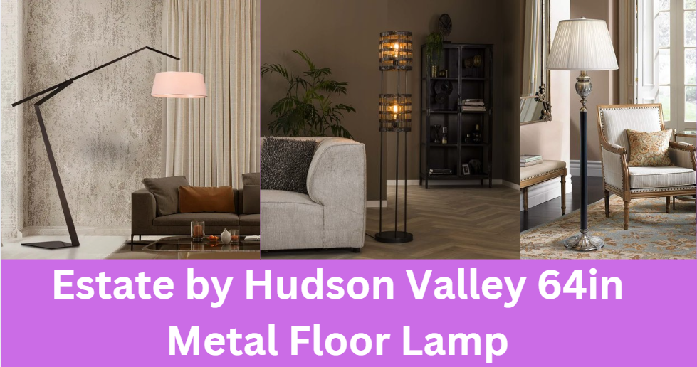 Estate by Hudson Valley 64in Metal Floor Lamp